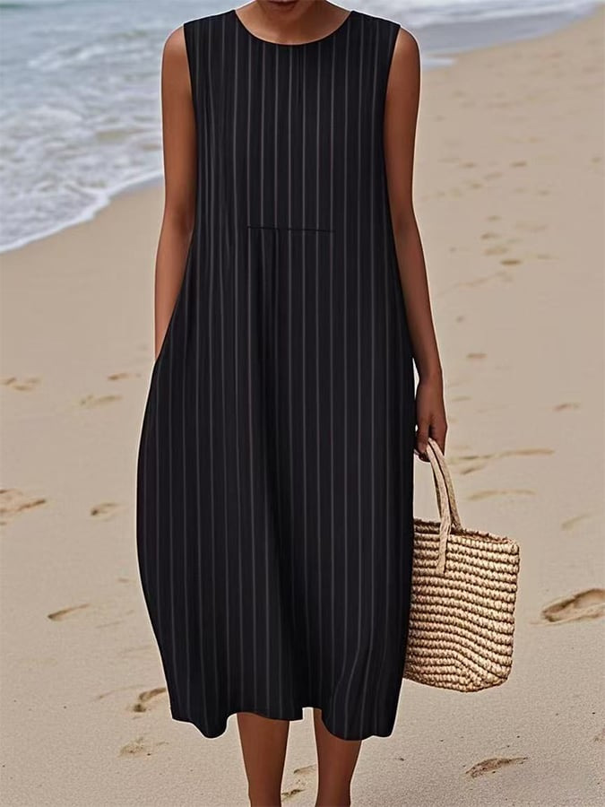 Comfortable Sleeveless Summer Dress